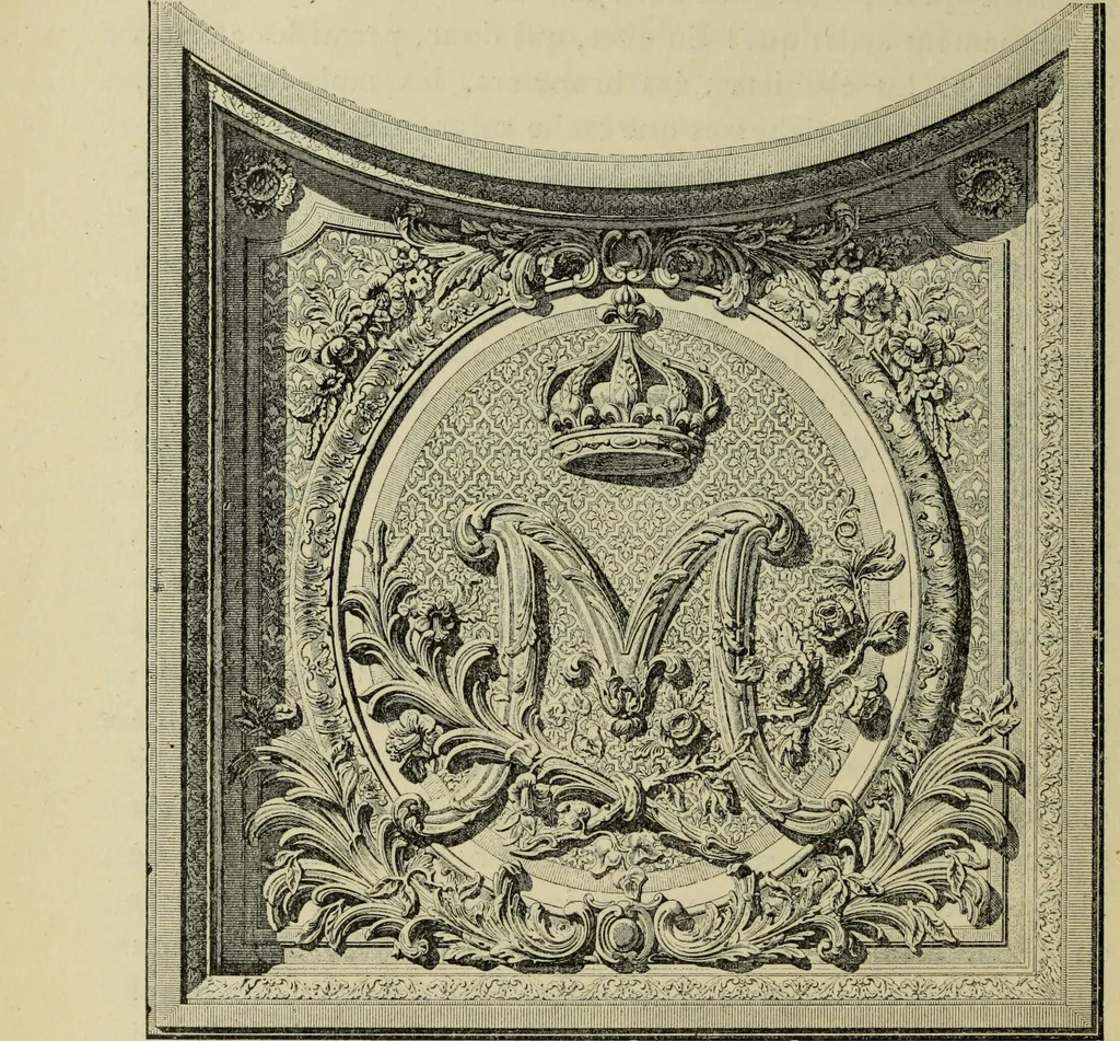 An illustration from Guide artistique & historique au Palais de Fontainebleau, 1889, leaf 80
