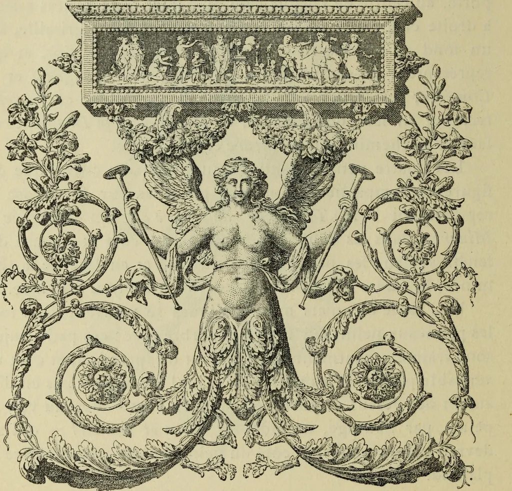 An illustration from Guide artistique & historique au Palais de Fontainebleau, 1889, leaf 86