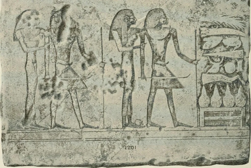 An illustration from A guide to the Egyptian galleries (sculpture). With 39 plates and 46 illustrations in the text, 1909, leaf 121