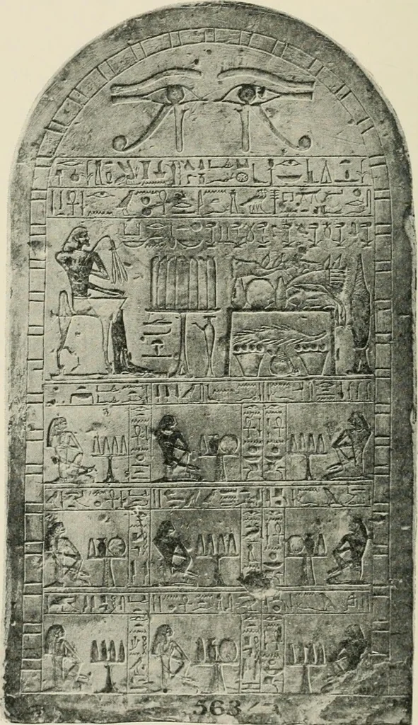An illustration from A guide to the Egyptian galleries (sculpture). With 39 plates and 46 illustrations in the text, 1909, leaf 135
