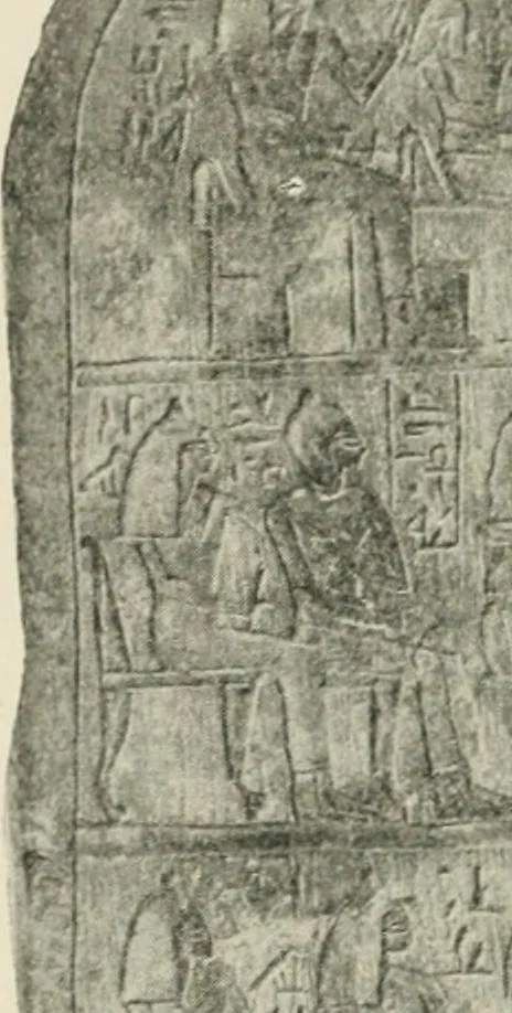 An illustration from A guide to the Egyptian galleries (sculpture). With 39 plates and 46 illustrations in the text, 1909, leaf 173