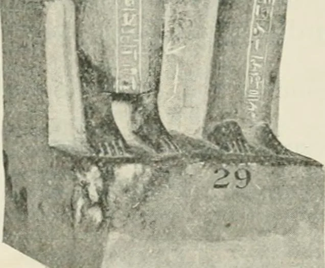 An illustration from A guide to the Egyptian galleries (sculpture). With 39 plates and 46 illustrations in the text, 1909, leaf 183