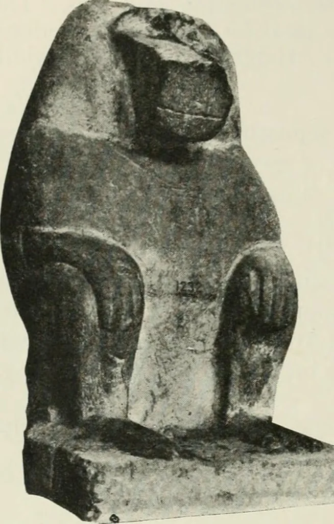 An illustration from A guide to the Egyptian galleries (sculpture). With 39 plates and 46 illustrations in the text, 1909, leaf 283