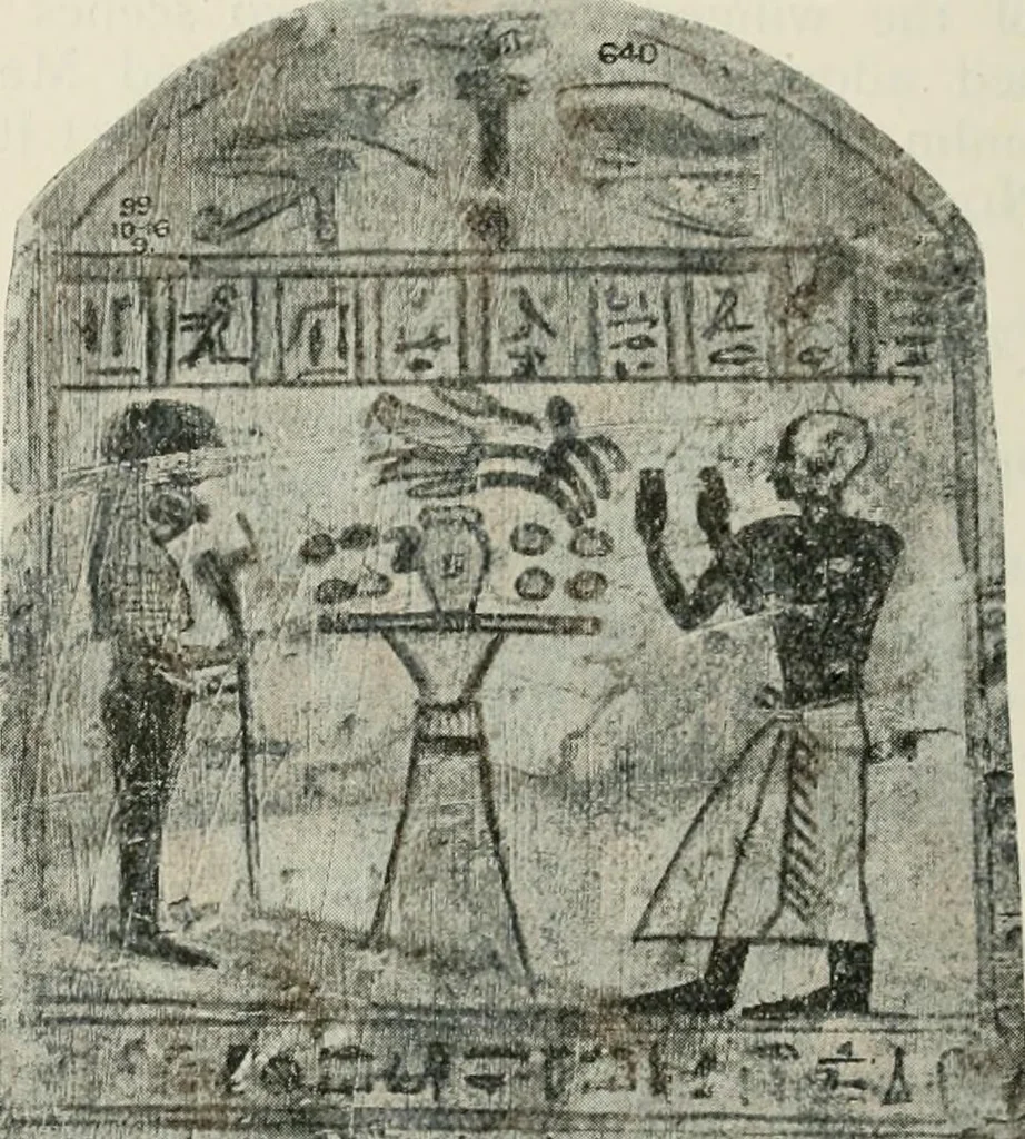 An illustration from A guide to the Egyptian galleries (sculpture). With 39 plates and 46 illustrations in the text, 1909, leaf 371