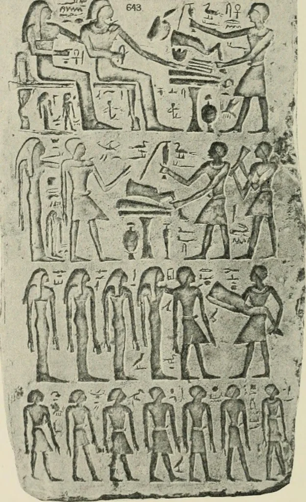 An illustration from A guide to the Egyptian galleries (sculpture). With 39 plates and 46 illustrations in the text, 1909, leaf 69