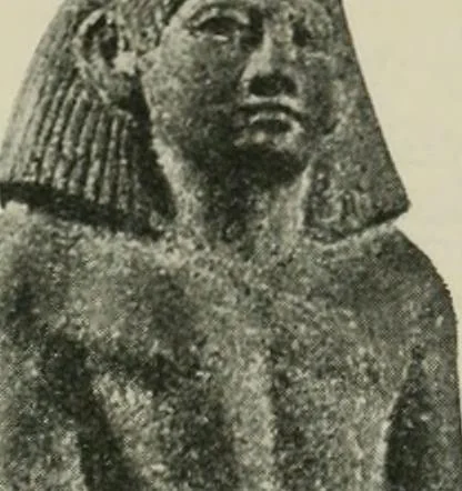 An illustration from A guide to the Egyptian galleries (sculpture). With 39 plates and 46 illustrations in the text, 1909, leaf 96