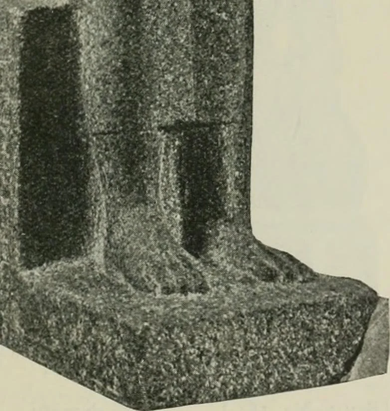 An illustration from A guide to the Egyptian galleries (sculpture). With 39 plates and 46 illustrations in the text, 1909, leaf 96