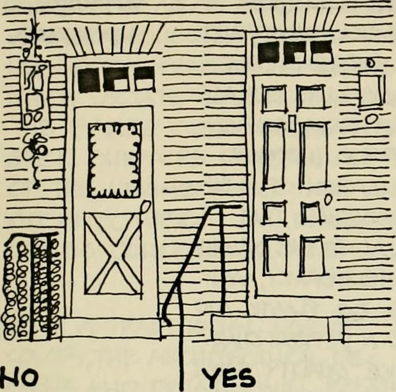 An illustration from Guidelines for Barre Circle homestead area, Baltimore, 1900, leaf 34