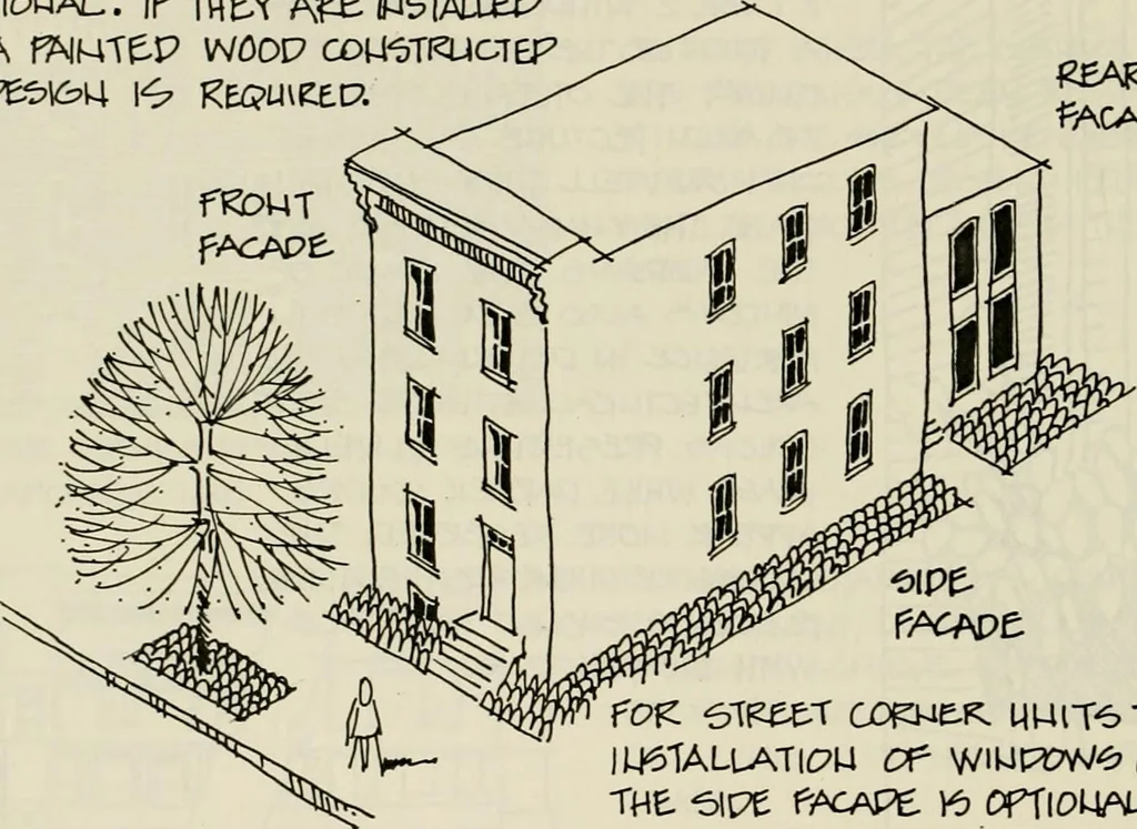 An illustration from Guidelines for Barre Circle homestead area, Baltimore, 1900, leaf 65