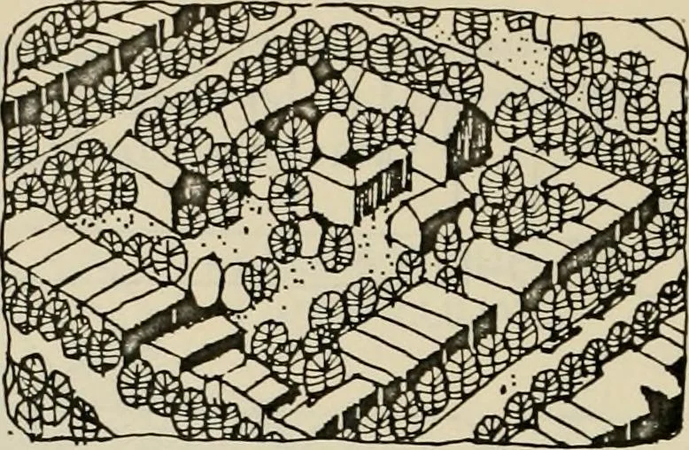 An illustration from Guidelines for Barre Circle homestead area, Baltimore, 1900, leaf 83