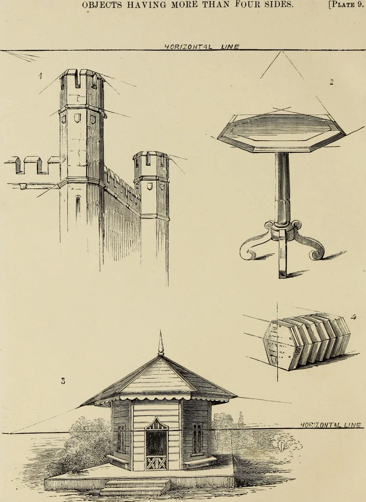 An illustration from A guide to pictorial perspective : with numerous illustrations, 1851, leaf 51