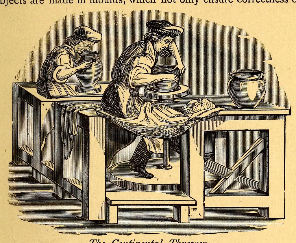 An illustration from A guide through the Royal Porcelain Works, Worcester, and an epitome of the history of pottery and porcelain with the marks on Worcester porcelain, 1878, leaf 27