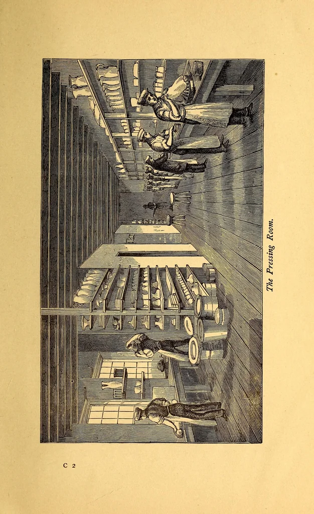 An illustration from A guide through the Royal Porcelain Works, Worcester, and an epitome of the history of pottery and porcelain with the marks on Worcester porcelain, 1878, leaf 29