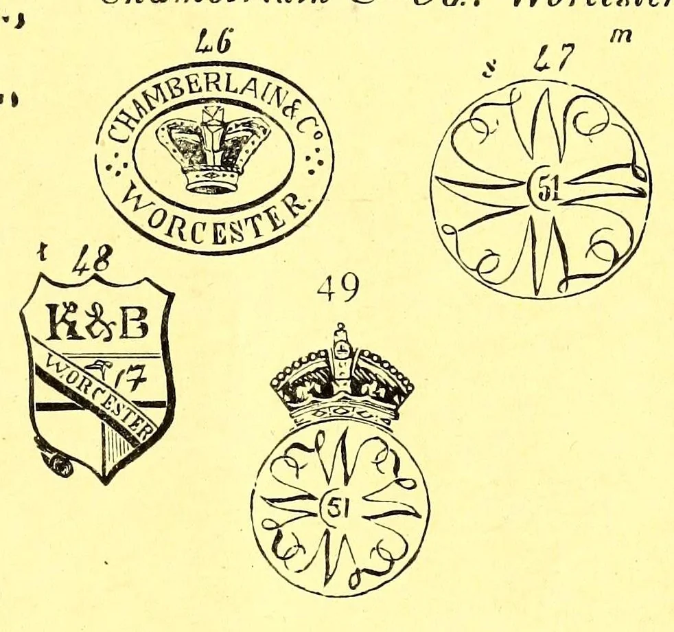 An illustration from A guide through the Royal Porcelain Works, 1895, leaf 47