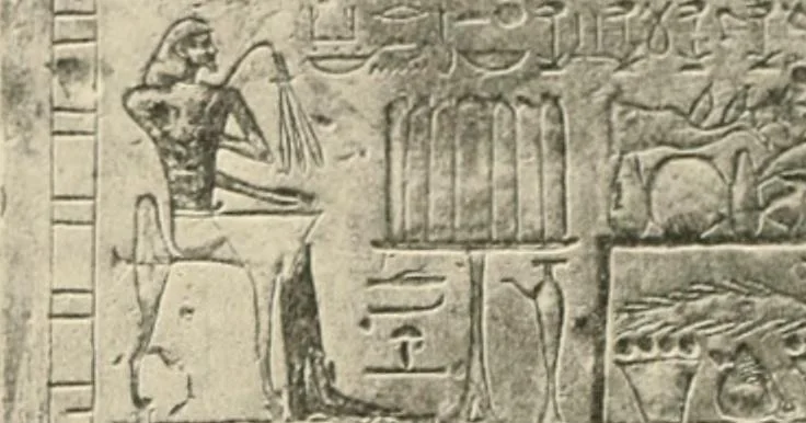 An illustration from A guide to the Egyptian galleries : (sculpture), 1909, leaf 139