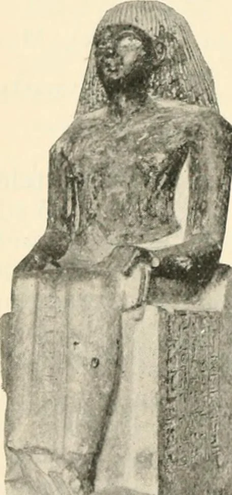 An illustration from A guide to the Egyptian galleries : (sculpture), 1909, leaf 161