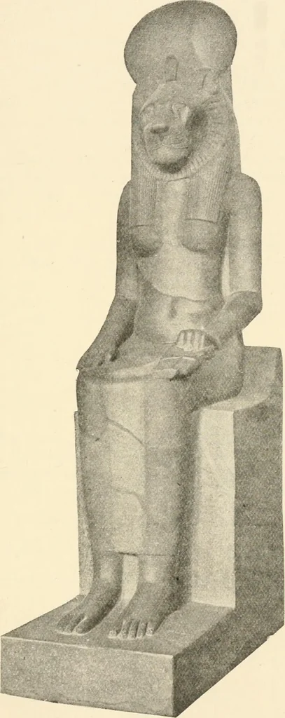 An illustration from A guide to the Egyptian galleries : (sculpture), 1909, leaf 166