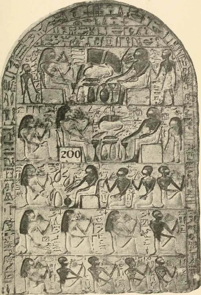 An illustration from A guide to the Egyptian galleries : (sculpture), 1909, leaf 188