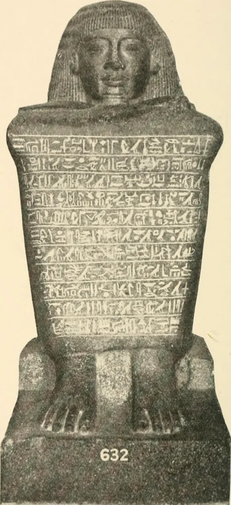 An illustration from A guide to the Egyptian galleries : (sculpture), 1909, leaf 191