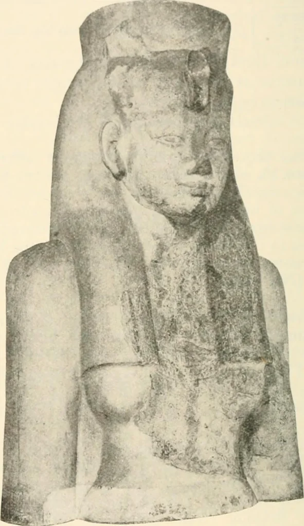 An illustration from A guide to the Egyptian galleries : (sculpture), 1909, leaf 241