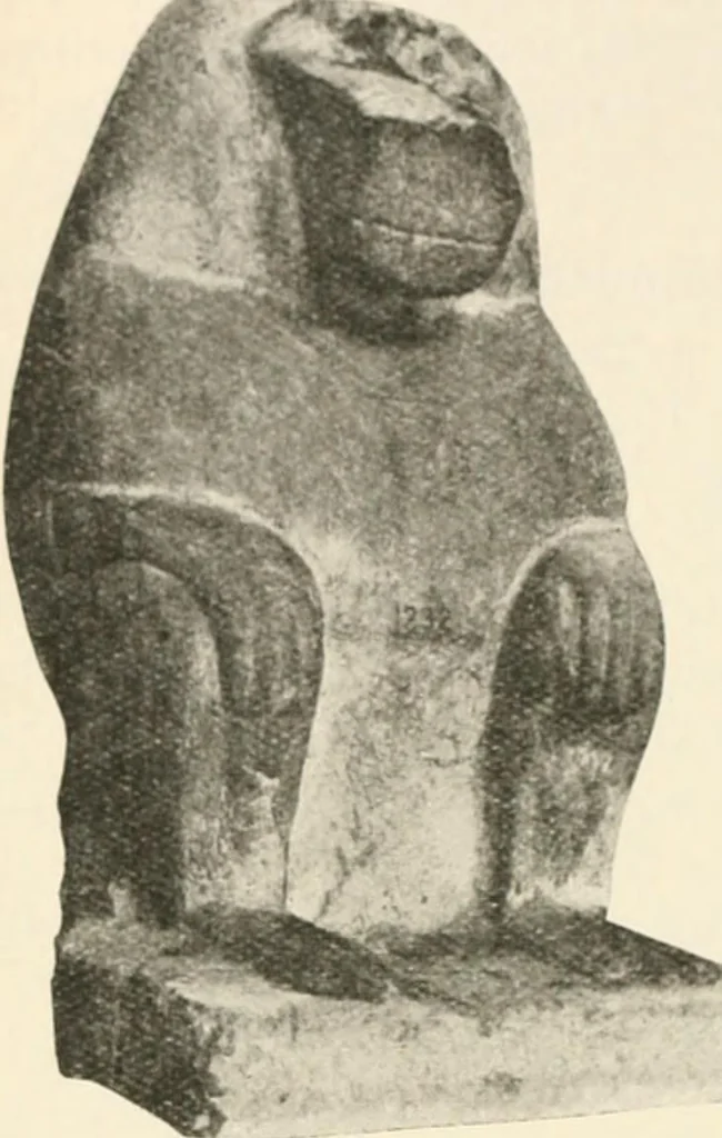 An illustration from A guide to the Egyptian galleries : (sculpture), 1909, leaf 287