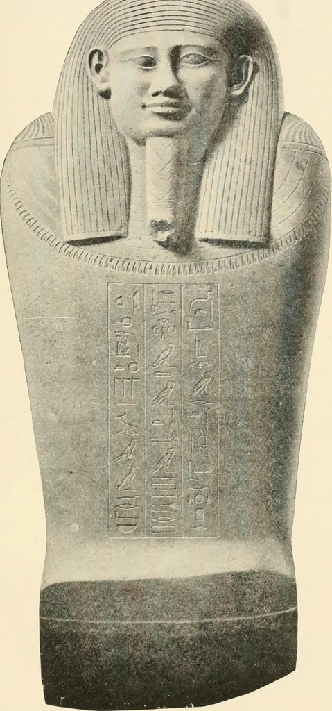 An illustration from A guide to the Egyptian galleries : (sculpture), 1909, leaf 322