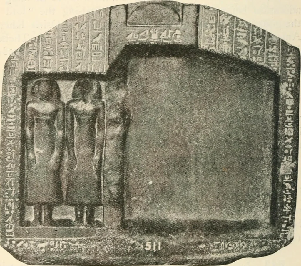 An illustration from A guide to the Egyptian galleries : (sculpture), 1909, leaf 327
