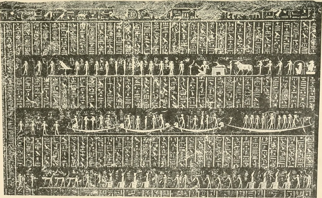 An illustration from A guide to the Egyptian galleries : (sculpture), 1909, leaf 344