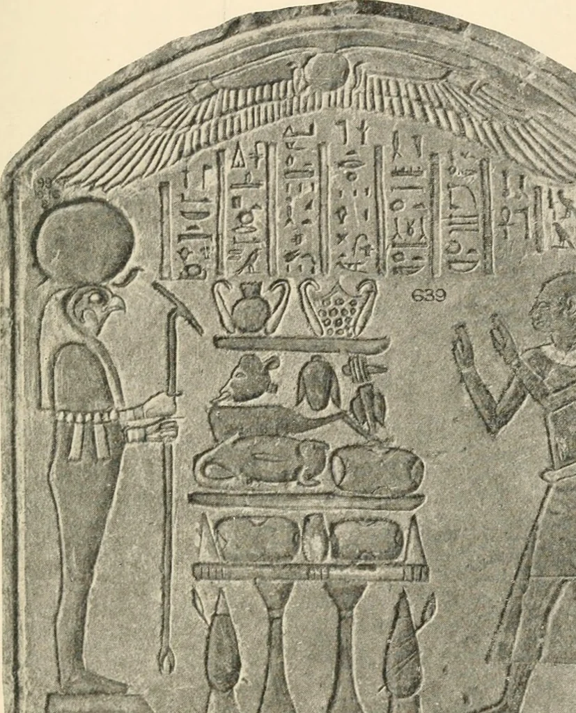 An illustration from A guide to the Egyptian galleries : (sculpture), 1909, leaf 376