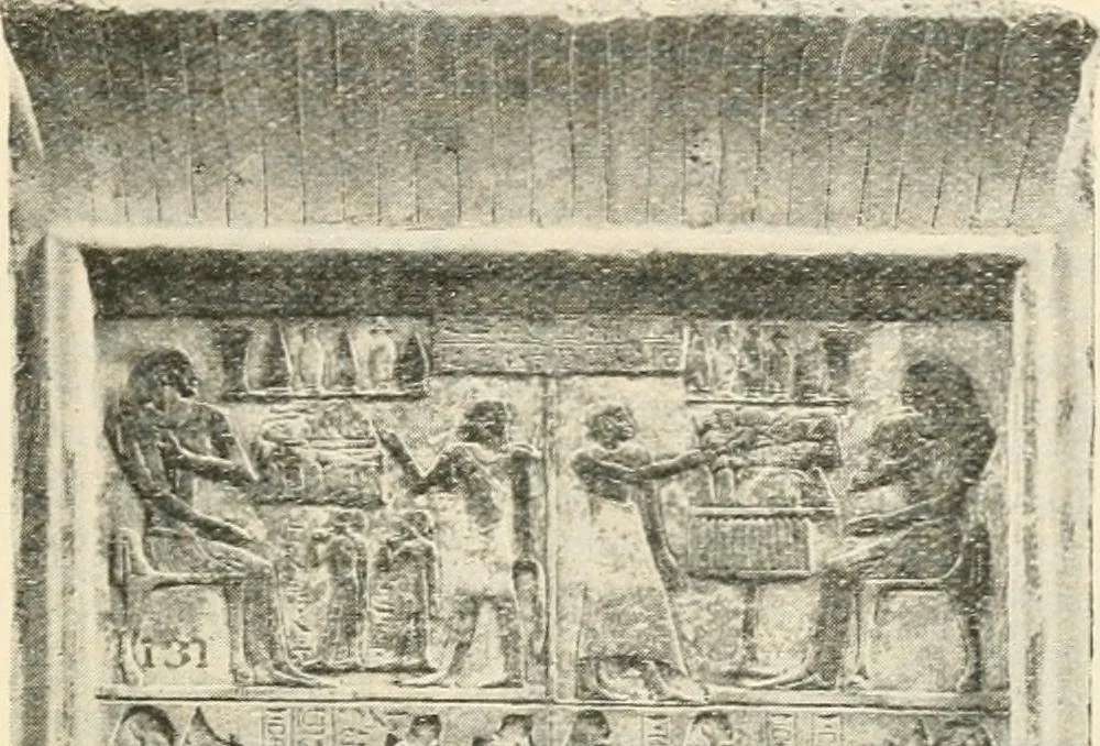 An illustration from A guide to the Egyptian galleries : (sculpture), 1909, leaf 78