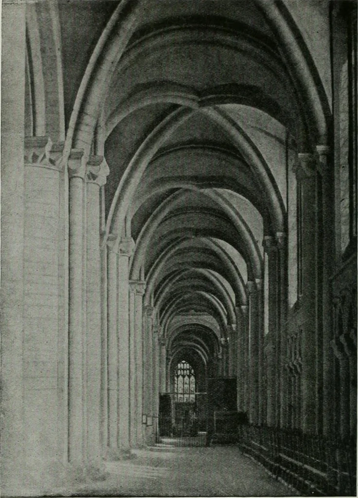 An illustration from A guide to English Gothic architecture, illustrated by numerous drawings and photographs, 1922, leaf 104