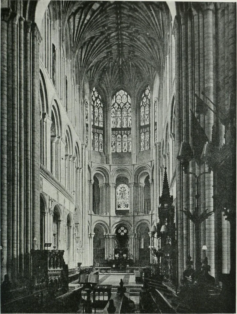 An illustration from A guide to English Gothic architecture, illustrated by numerous drawings and photographs, 1922, leaf 105