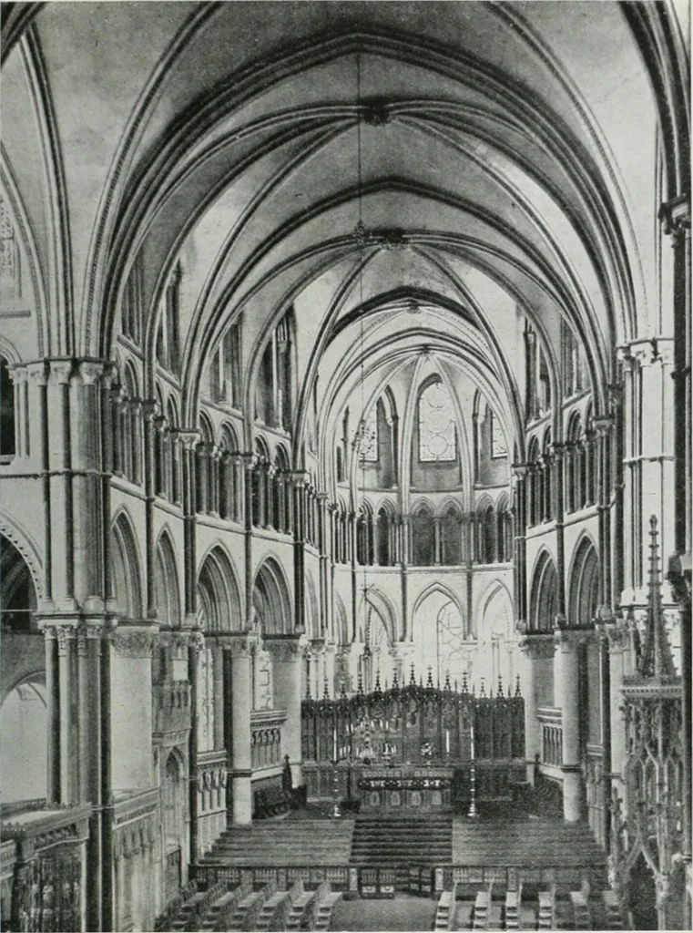 An illustration from A guide to English Gothic architecture, illustrated by numerous drawings and photographs, 1922, leaf 109