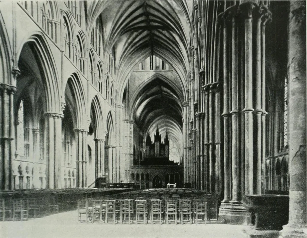 An illustration from A guide to English Gothic architecture, illustrated by numerous drawings and photographs, 1922, leaf 111