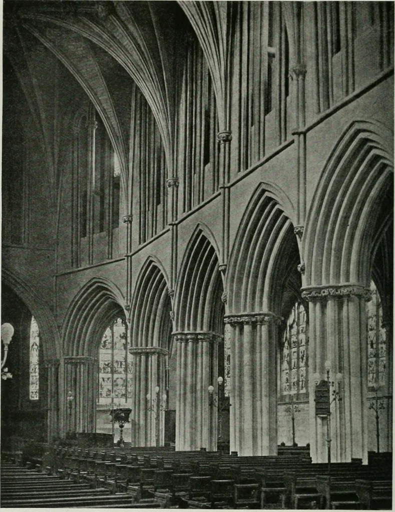 An illustration from A guide to English Gothic architecture, illustrated by numerous drawings and photographs, 1922, leaf 114