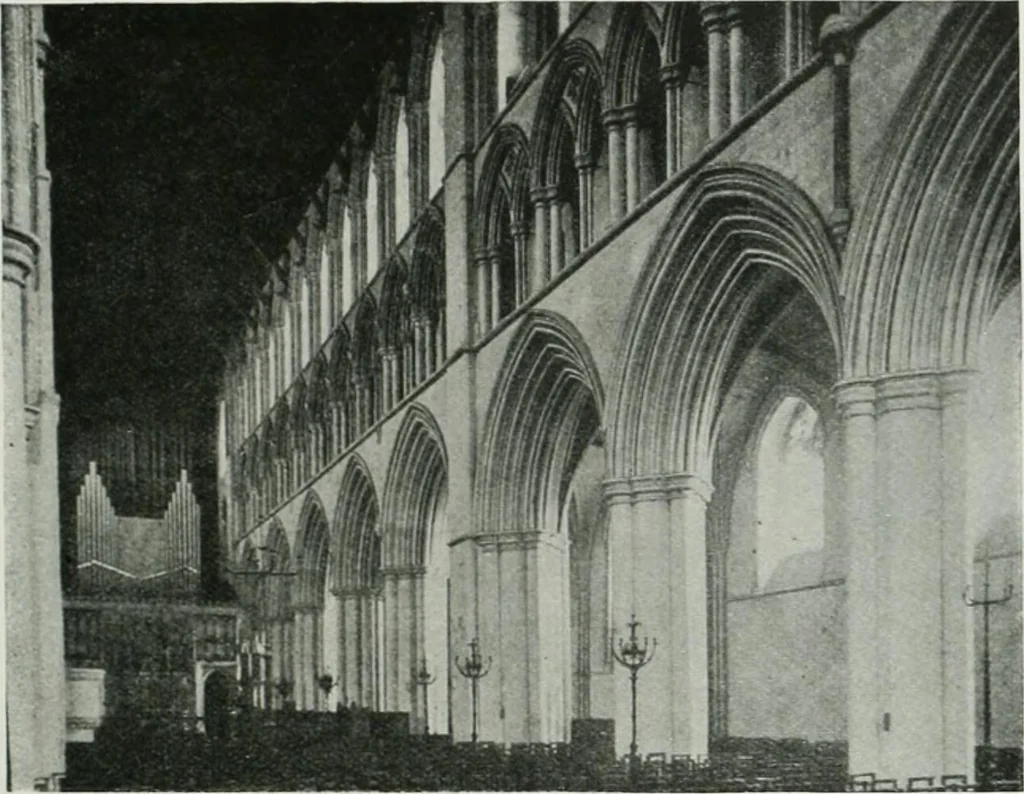 An illustration from A guide to English Gothic architecture, illustrated by numerous drawings and photographs, 1922, leaf 119