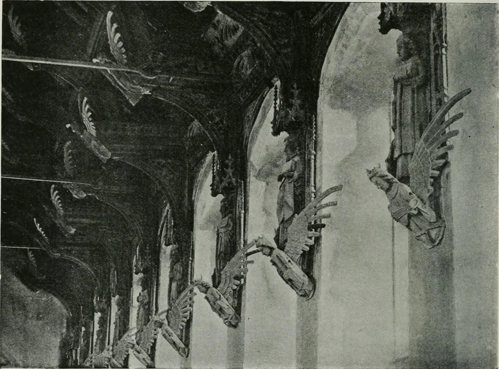 An illustration from A guide to English Gothic architecture, illustrated by numerous drawings and photographs, 1922, leaf 128