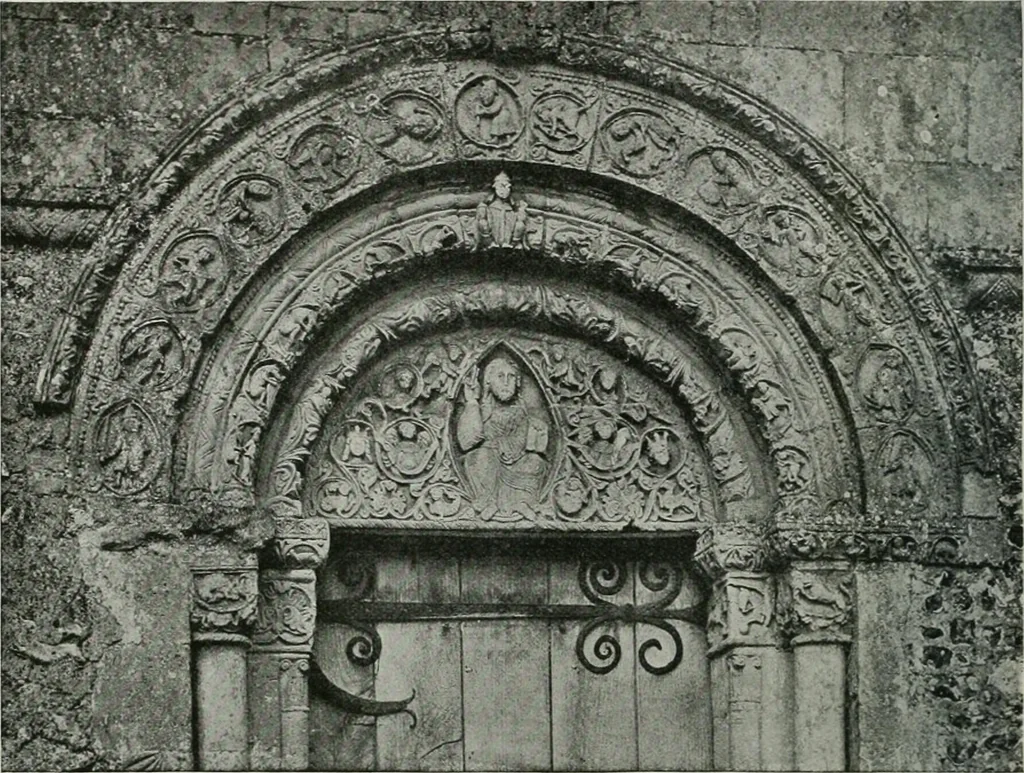An illustration from A guide to English Gothic architecture, illustrated by numerous drawings and photographs, 1922, leaf 140