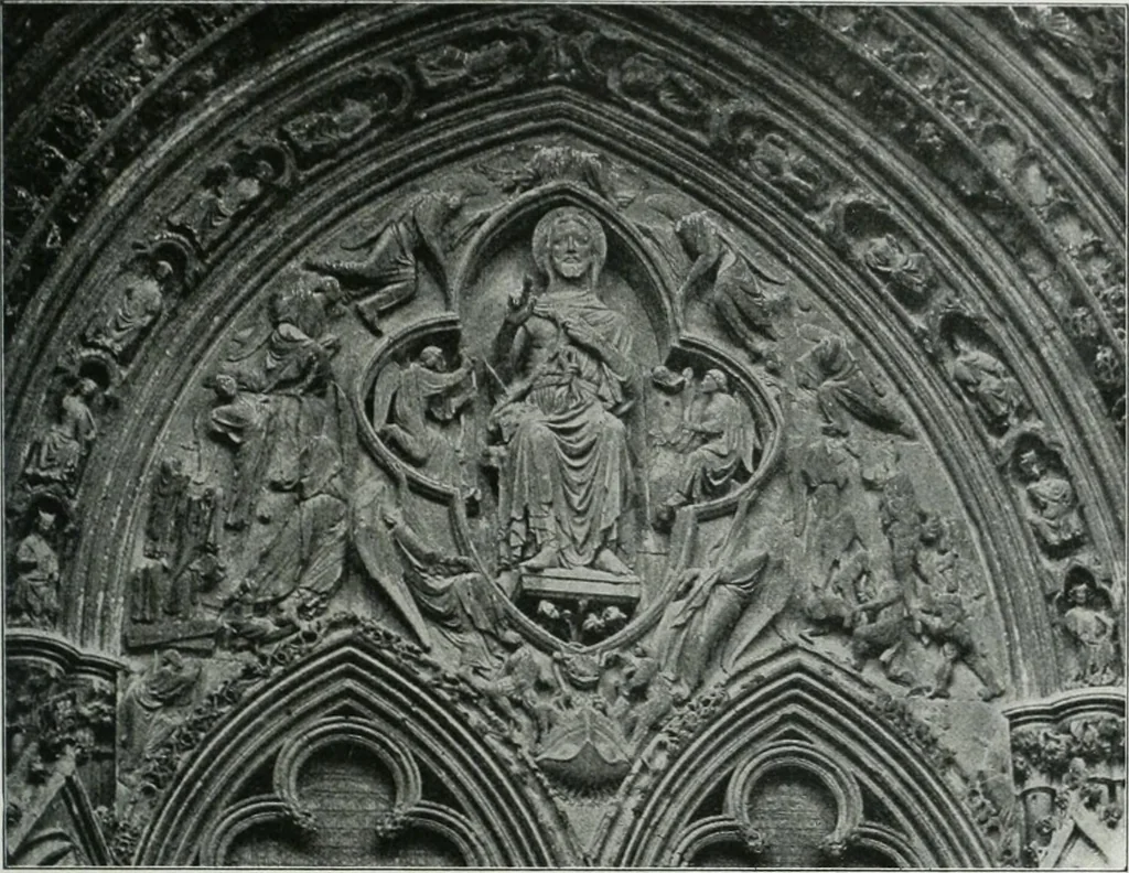 An illustration from A guide to English Gothic architecture, illustrated by numerous drawings and photographs, 1922, leaf 145