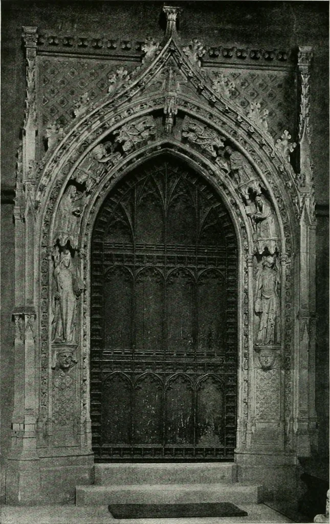 An illustration from A guide to English Gothic architecture, illustrated by numerous drawings and photographs, 1922, leaf 146