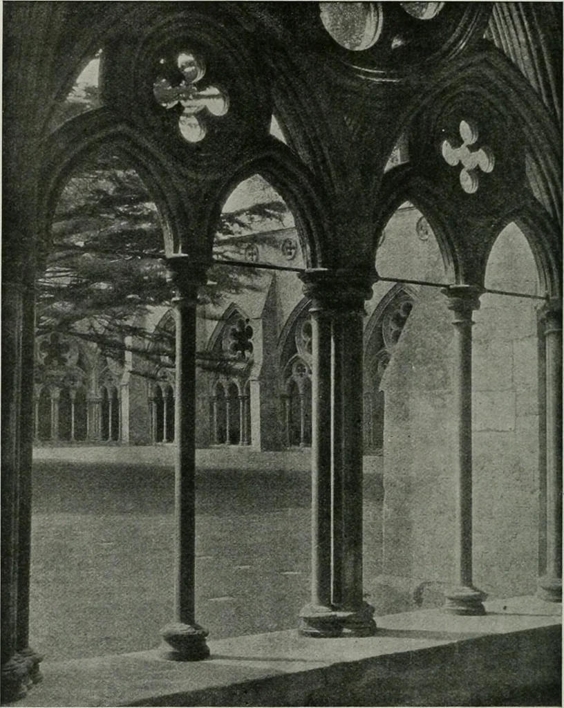 An illustration from A guide to English Gothic architecture, illustrated by numerous drawings and photographs, 1922, leaf 158