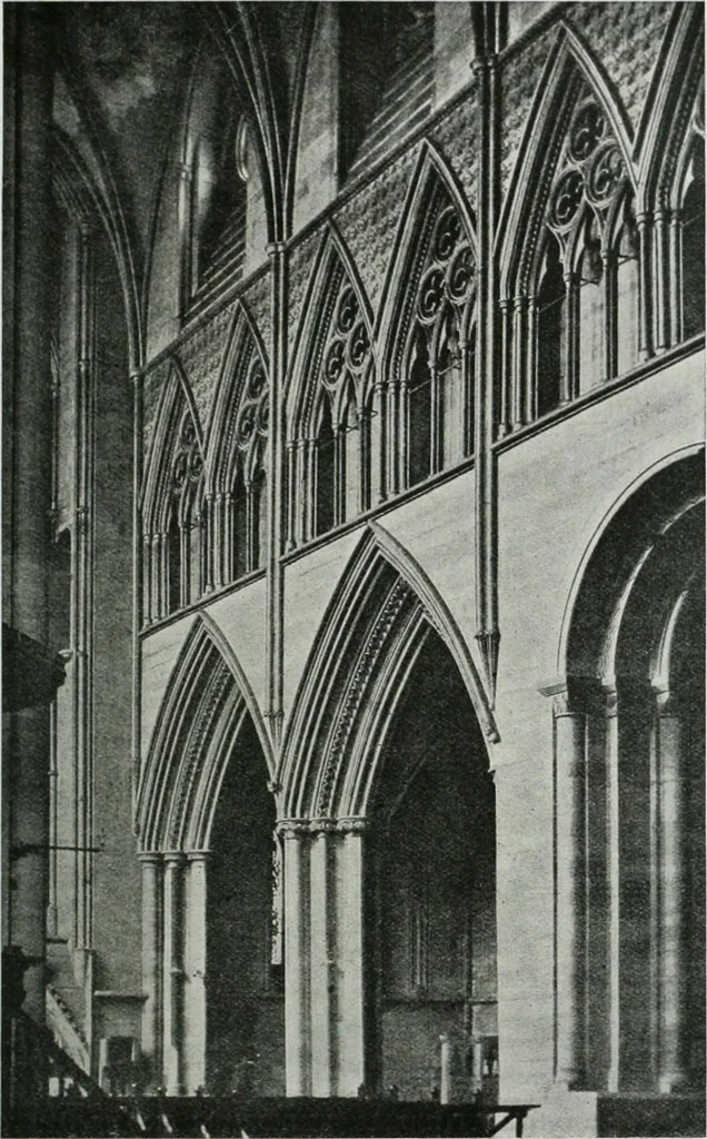 An illustration from A guide to English Gothic architecture, illustrated by numerous drawings and photographs, 1922, leaf 163