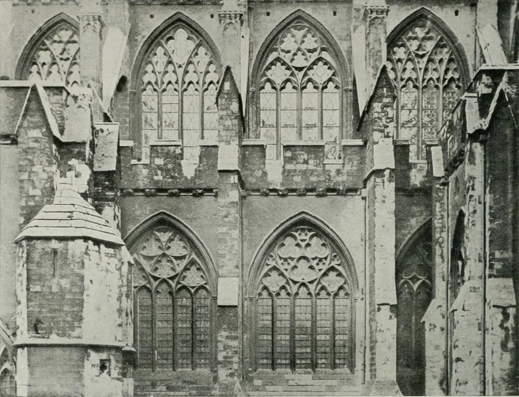 An illustration from A guide to English Gothic architecture, illustrated by numerous drawings and photographs, 1922, leaf 166