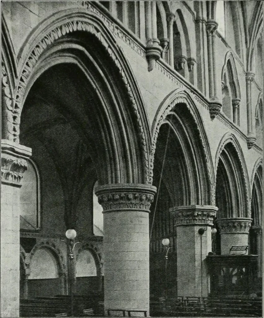 An illustration from A guide to English Gothic architecture, illustrated by numerous drawings and photographs, 1922, leaf 184