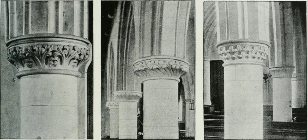 An illustration from A guide to English Gothic architecture, illustrated by numerous drawings and photographs, 1922, leaf 187