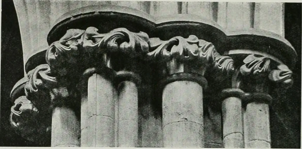 An illustration from A guide to English Gothic architecture, illustrated by numerous drawings and photographs, 1922, leaf 188