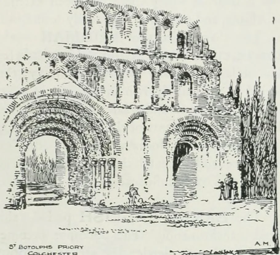 An illustration from A guide to English Gothic architecture, illustrated by numerous drawings and photographs, 1922, leaf 19