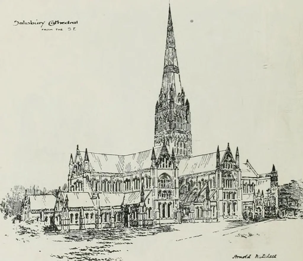 An illustration from A guide to English Gothic architecture, illustrated by numerous drawings and photographs, 1922, leaf 20
