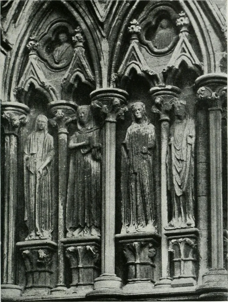 An illustration from A guide to English Gothic architecture, illustrated by numerous drawings and photographs, 1922, leaf 203