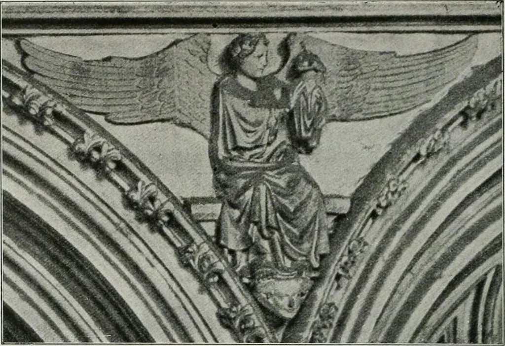 An illustration from A guide to English Gothic architecture, illustrated by numerous drawings and photographs, 1922, leaf 204